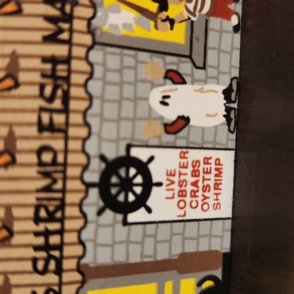 FREE GIFT W/ PURCHASE Vintage 1999-2000 Cats Meow Village Block Pieces S/2 - Picture 14 of 16